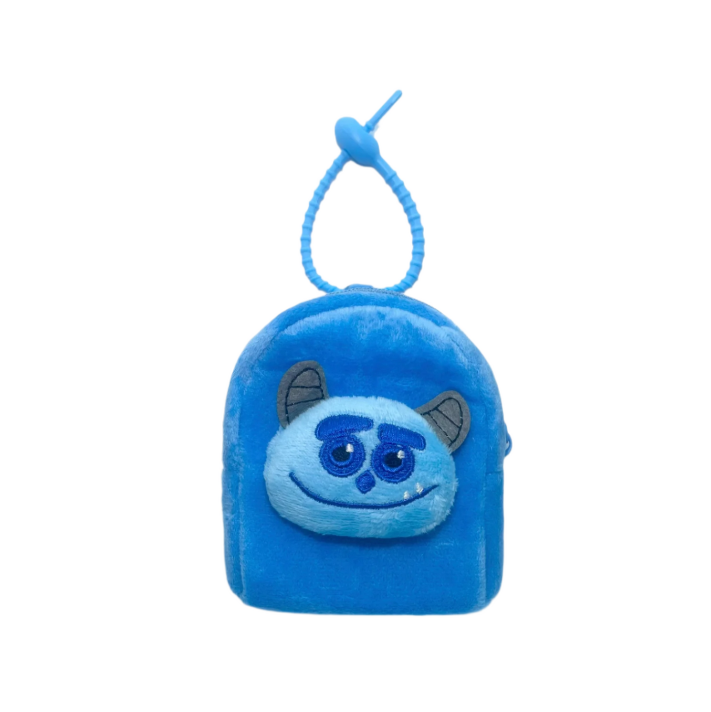 Waste Bag Dispenser, cute treat pouch, poop bag holder, fluffy dog poop bag carrier, front image