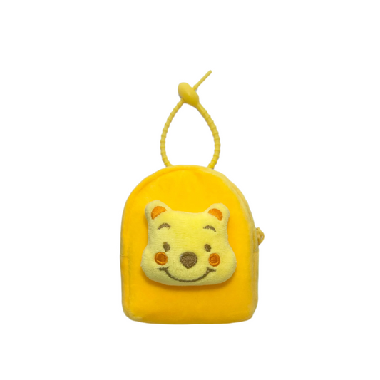 Waste Bag Dispenser, cute treat pouch, poop bag holder, fluffy dog poop bag carrier, front image