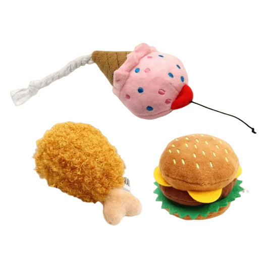 Squeaky Food Toys